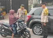 Pastikan Kelancaran Arus Lalu Lintas di Pagi Hari, Kapolres Bangka Barat Laksanakan Strong Point